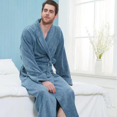 China QUICK DRY Luxury Winter Long Sleeve Bathrobe Hote Cotton Pajamas Sexy Sleepwear for Men and Women for sale