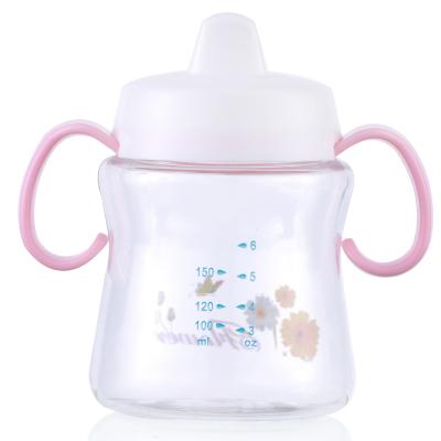 China Children's Baby Feeding Supplies Cup Plastic Baby Sippy Bowl Spoon And Fork Set for sale