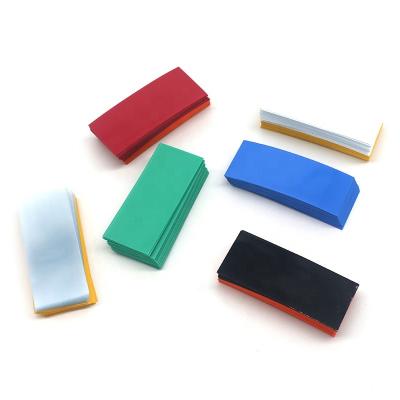 China 18650 lithium battery film heat shrink tube water soluble lithium ion wrapping cover PVC shrink tape sleeve cover accessories for sale