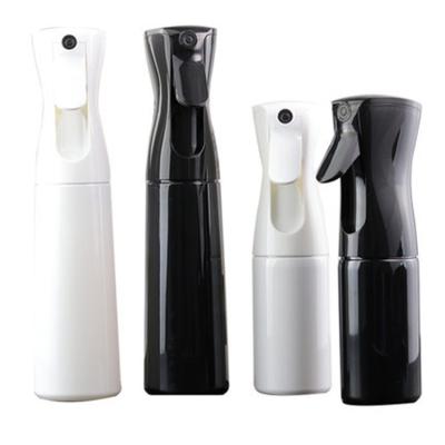 China 150ml 200ml 300ml PET Chemical Spray Bottle Plastic Salon Continuous Mist Spray Bottle for sale