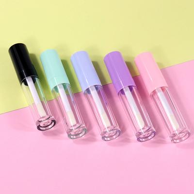 China Moq 5ml 8ml Lip Gloss Tube Lip Gloss Tube Private Label Brand Lip Gloss Crystal Lip Gloss Tubes Customized Low Lip Gloss Containers With Brush for sale