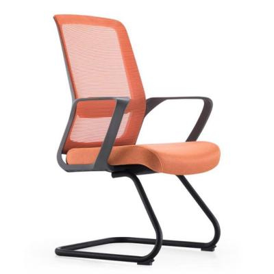 China Executive Modern Durable Adjustable Chair Meeting Chair Tall Chair Visitor Chair Office Chairs Black And White Nylon Frame GV BIFMA for sale