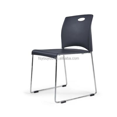 China Trianing Meeting Student Chair Simple Design Office Hospital Hotel Outdoor Training Meeting Stackable Plastic Chairs for sale