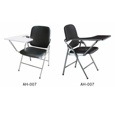 China Collapsible Foldable Notebook Training Chairs With Attached Tables for sale