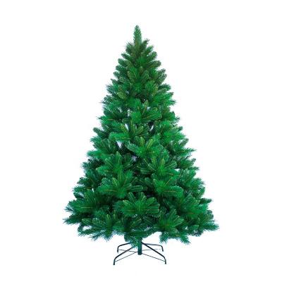 China 2022 Party Factory Sale Cheap Full Size PVC Pine Needles Artificial Green Christmas Tree for sale