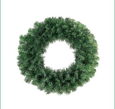 China Party Led Garland Green Pine Needles 60 Christmas Decoration Wholesale High Quality Wreath for sale