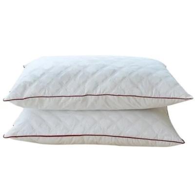 China Disposable Washable 100% Polyester Rectangle White Pillow For Airplane For Hotel for sale