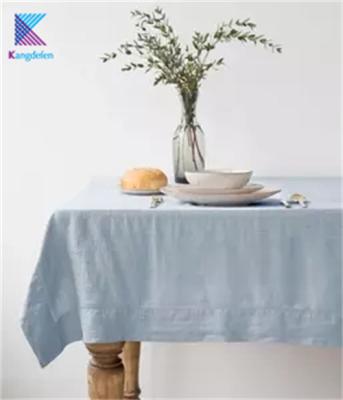 China Waterproof Rectangular Square Household Customized Polyester Printed Towel Table Cloth for sale