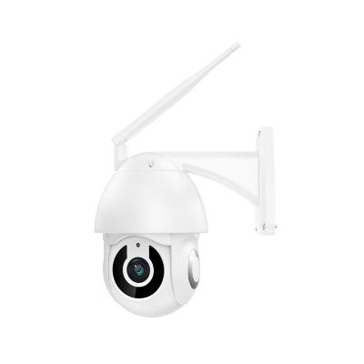 China PAN-TILT JC Tuya 1080P mini version full color outdoor wifi night ptz dome IP66 waterproof IP camera for sale