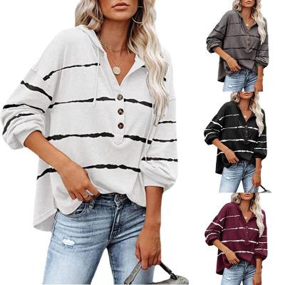 China 2021 Autumn Sale 100% Long Sleeve Women Ladies QUICK DRY Hot Canvas Oversized Blouse for sale