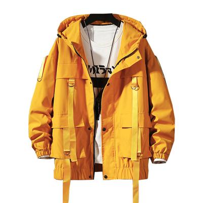 China Streetwear Breathable Fashion Unisex Cargo Jacket For Men Anorak Jackets Water Proof Jacket for sale