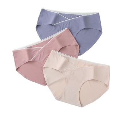 China Puerperal Seamless Breathable Comfortable Colorful Maternity Panties Women Antibacterial Maternity Maternity Pregnancy Panties Underwear for sale