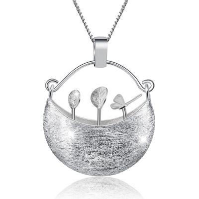 China Lotus Fun Handmade My Little Garden Silver Environmental Friendly Pendant for sale