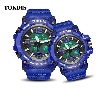 China New Product Electronic Day/Date Watches Dual Display Waterproof Electronic Watch Digital Watch for sale