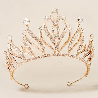 China Creative Simple Alloy Rhinestones Temperament Dress Alloy+Rhinestone YANYE Wedding Headpiece Bridal Crown for sale