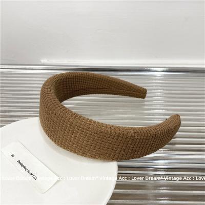 China YANYE 14Colors Coffee Color Series Fashion Sponge Wool Women Hair Accessories Elegant Hairband Headband for sale