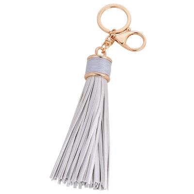 China Fashion Leather Creative Pendant Leather Tassel YANYE Key Chain for sale