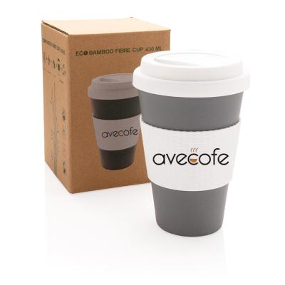 China Sustainable Cup Take Out 12oz Bamboo Fiber 30% Cornstarch Bamboo Melamine 1pcs Cups And 40% Saucers 30% Per Opp Bag Or Craft Box Packing for sale