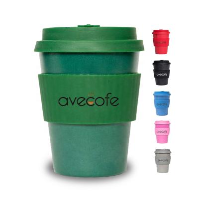 China Bio e coffee cup promotional sustainable compostable green ecological portable bamboo coffee cup for sale