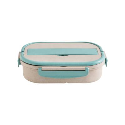 China Microwavable Rectangle Free Locked Creative Fashion Bpa 4 Side Rice Pod PP Packing Lunch Box For Kids Bento 4 Compartment With Cutlery for sale