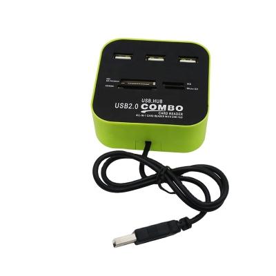 China NEW Design Computer Mobile Devices .desk For Data Transfer Pore Hub Usb Hub Adapter Portable Card Reader for sale