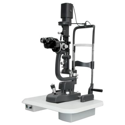 China KJ5D metal slit lamp advanced Galilean parallel stereomicroscope slit lamp from China factory direct with high quality for sale