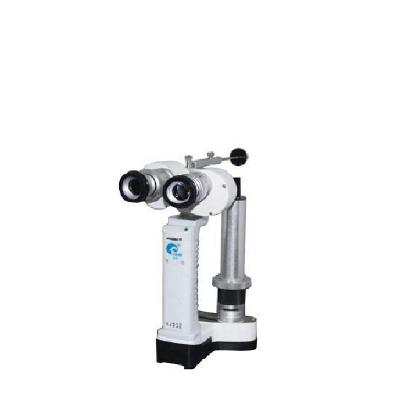 China KJ5S2 hand held slit lamp, factory direct metal rechargeable portable slit lamp with CE for sale