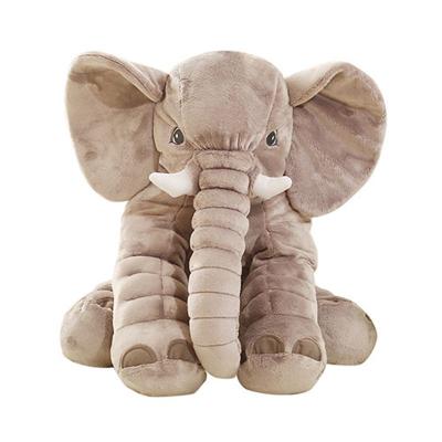 China Cute Fun Elephant Plush Pillow Soothe Rag Dolls Birthday Gift For Kids Baby Sleeping Peacefully Cartoon Stuffed Plush Toys for sale