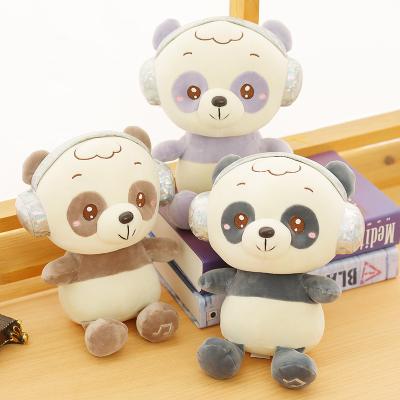 China Fashion Cute Fun Panda Cute Creative Cartoon Music Panda Stuffed Plush Toy Gifts for Kids Plush Dolls for sale