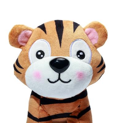 China Cute Fun Stuffed Plush Toys Bedroom Sofa Home Decoration Rag Dolls New Year Gift For Kids Friends Resting Mascot Tiger Plush Toy for sale