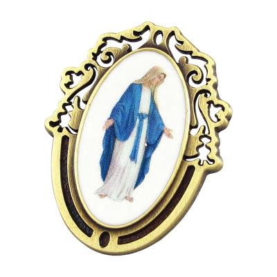 China Customized design nickel free printed factory price lapel pins with gold plated for sale