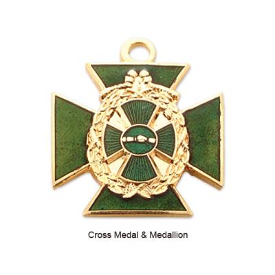 China USA Custom Design America Medal Manufacturer Military Style 3D Cross Metal Medal for sale