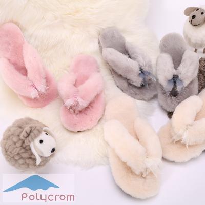 China Fashion Trend Women's Slippers Sheepskin Slippers Soft And Warm Winter Indoor Shoes for sale