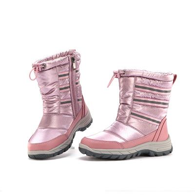 China Fashion Trend Snow Boots Girl's Outdoor Warm Winter Children's Mid-Height Boots for sale