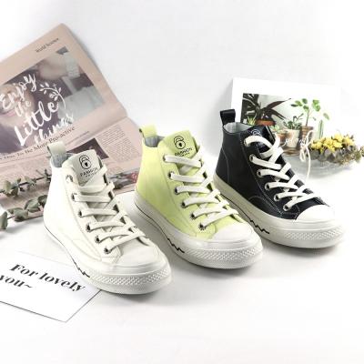 China Fashion Trend Male Classic Comfortable White Black White Casual Canvas Shoes For Girls for sale