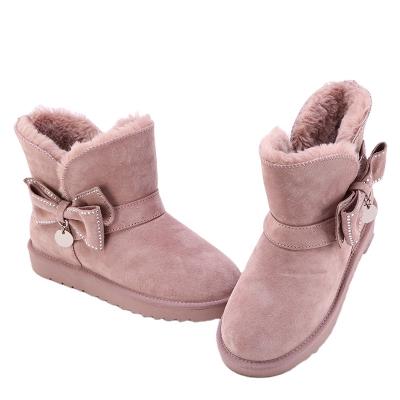 China Fashion Trend Winter Comfortable Ladies Pink Winter Boots For Women for sale