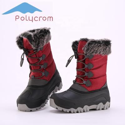 China Waterproof Mid Calf Duck Boots For Kids Lean Waterproof Boots for sale