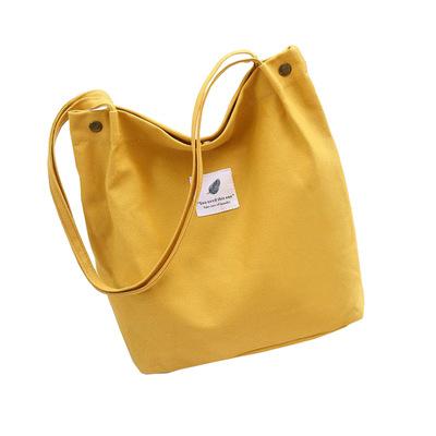 China Eco-friendly Promotion Cotton Canvas Shopping Bag Durable Larget Capacity Tote Sholder Handbag Custom logo is available for sale