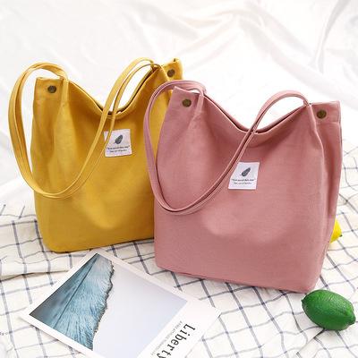 China Custom Customized Cheap Eco-friendly Logo Tote Shopping Bag Cotton Canvas Bag Promotion Shoulder Handbag For Wholesale for sale