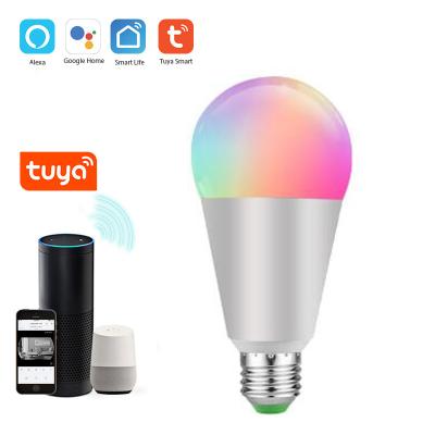 China Tuya Smart Home Wi-Fi Indoor Lighting Bulb Led 8W E27 Smart Bulb Alexa Google Home Voice Control for sale