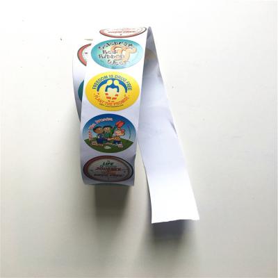 China Water Glue Good Quality Easy To Peel Sticker Label Printing Adhesive Roll Labels for sale