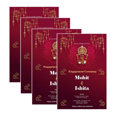 China Europe Newcomer Customized Colorful Engagement Cards And Wedding Invitation Card for sale