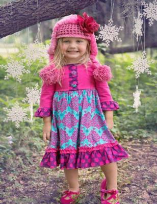 China Wholesale Newest Design Baby Boutique Clothing Dress Anti-Static For Kids for sale