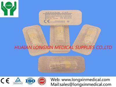 China Disposable medical transparent heparin luer lock cap for sale