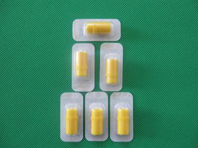 China High quality Medical Use yellow luer lock heparin cap for sale