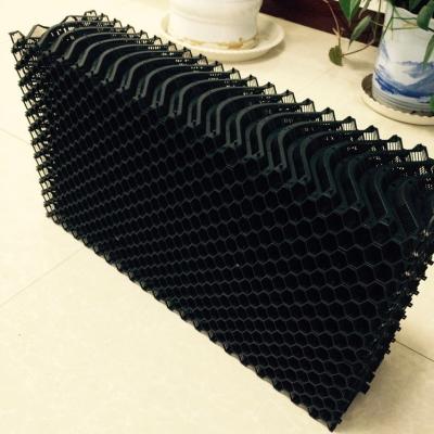 China New type greenhouse pp plastic wet curtain cooling pad for poultry chicken/pig farm for sale