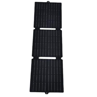 China 14V 40W Lightweight Monocrystalline Silicone Solar Panel Folding Charger For Mobile Phone Power Solar Panel Charger Outdoor Waterproof for sale