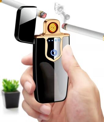 China Windproof Igniter Logo Portable Electronic Lighter Morden Luxury High Quality Igniter Wholesale Custom Rechargeable Igniter for sale