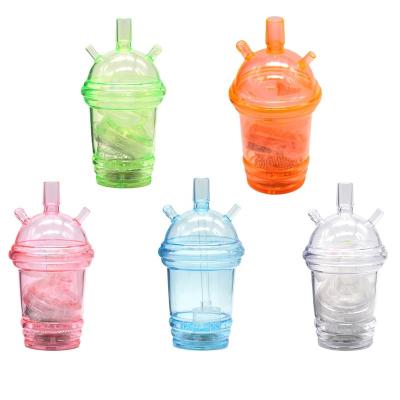 China Wholesale Cheap Luxury Acrylic Shisha Hookah Cup With LED Light Portable Hookah Shisha Tobacco for sale