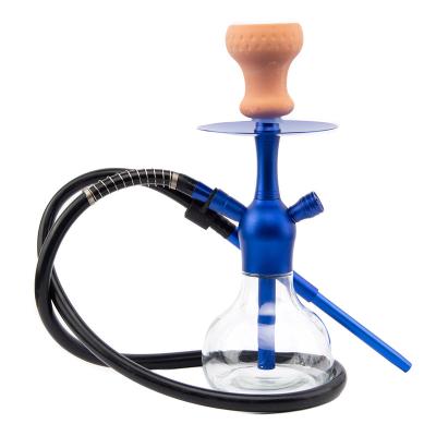 China Small Size Durable Smoking Hookah Sheesha Shisha Accessories Glass Hookah Single Tube for sale